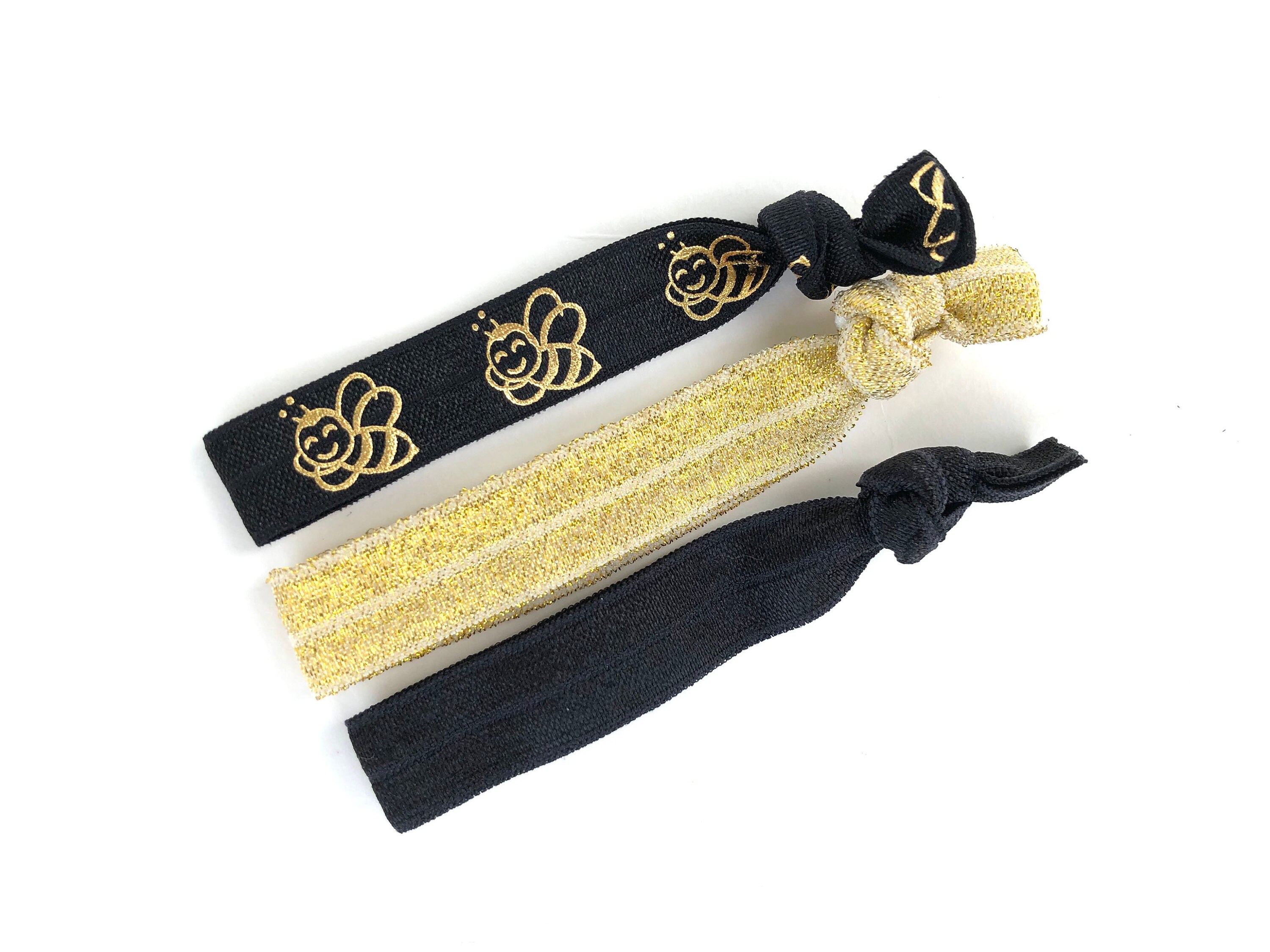 Set Of 3 Elastic Hair Ties Hair Ties Ponytail Holders No