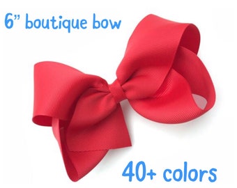 Large 6-7" hair bows