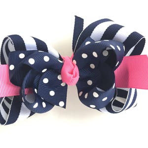 Girls hair bow hair bows, bows, hair bows for girls, baby bows, hair clips, boutique hair bows, toddler bows, big hair bows, hairbows image 2