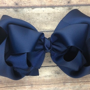 YOU PICK Large double stacked hair bow - 6 inch bows, cheer bow, big bow, large hair bows, girls hair bows, toddler bows, girls bows