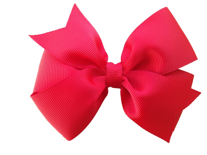 Red Hair Bow Hair Bows Bows Hair Clips Hair Bows for Etsy