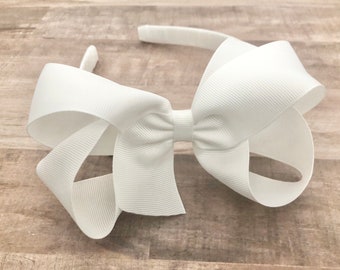 YOU PICK girls headband - big bow headbands, hair bows, girls hair bows, big bows