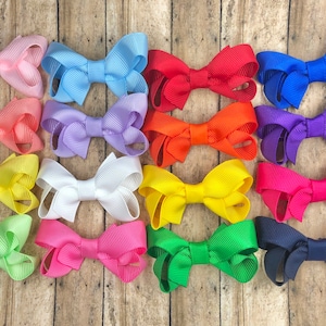 Baby Haarschleifen Starter-Set: 6,5 cm breite Schleifen