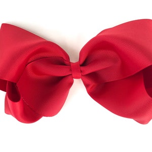 Extra large 7 inch hair bow - 7 inch bows, hair bows, cheer bows, big bows, large hair bows, toddler bows