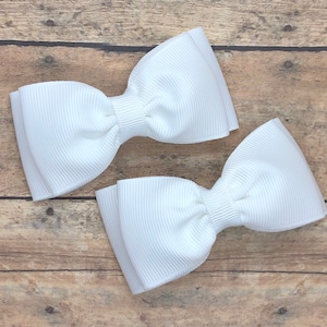 YOU PICK color pigtail bows - hair bows, bows for girls, baby bows, baby girl bows, toddler hair bows, girls hair bows