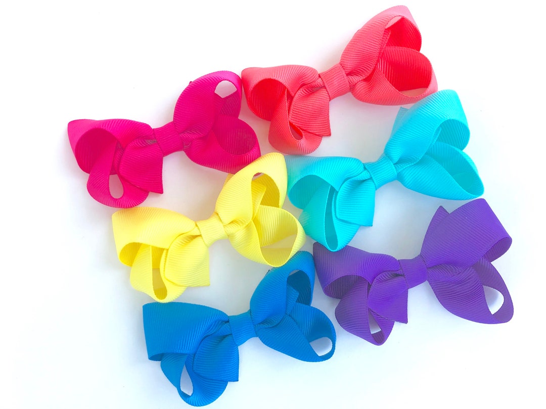 PICK 6 Hair Bows Hair Bows for Girls, Baby Bows, Toddler Hair Bows