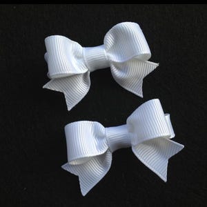 YOU PICK color baby hair bows - pigtail hair bows, baby bows, toddler hair bows, small bows, girls bows