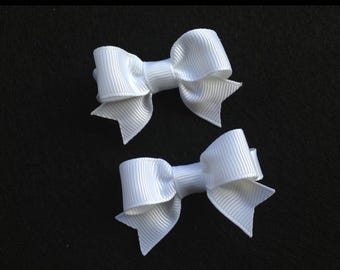 YOU PICK color baby hair bows - pigtail hair bows, baby bows, toddler hair bows, small bows, girls bows