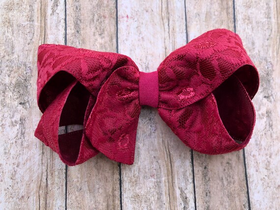Dark Red Lace Hair Bow Hair Bows, Bows, Hair Clips, Hair Bows for Girls,  Girls Bows, Baby Bows, Toddler Hair Bows, Girls Hair Bows - Etsy Australia