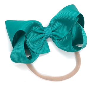 YOU PICK color baby headband -  bow headband, baby headband bows, baby girl headbands, newborn headbands, baby bows