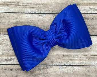 YOU PICK color hair bow - 4 inch hair bows, hair bows, girls bows, baby bows, girls hair bows, boutique bows, toddler bows