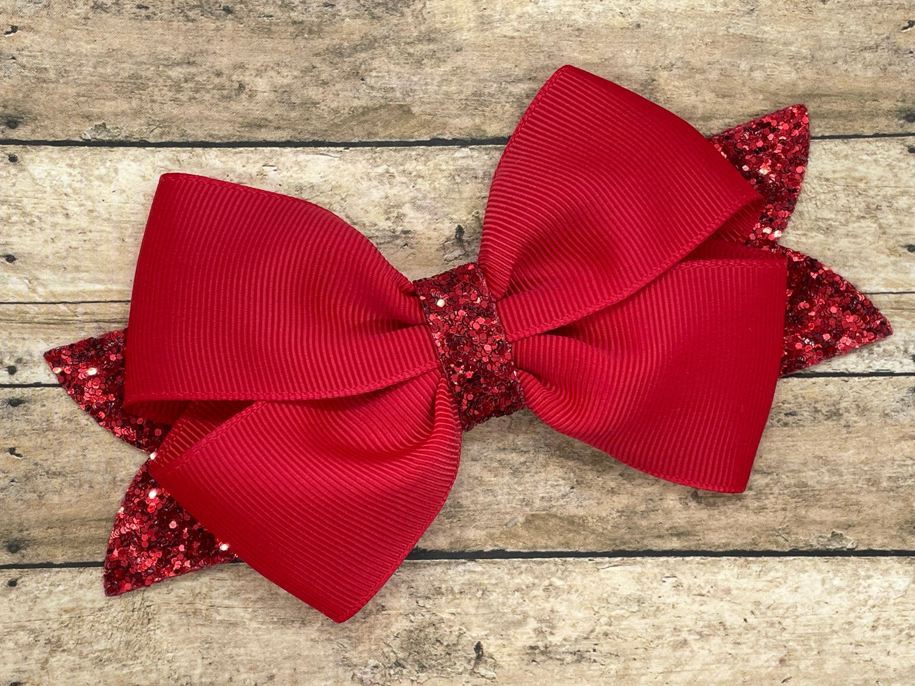 Red Hair Bow