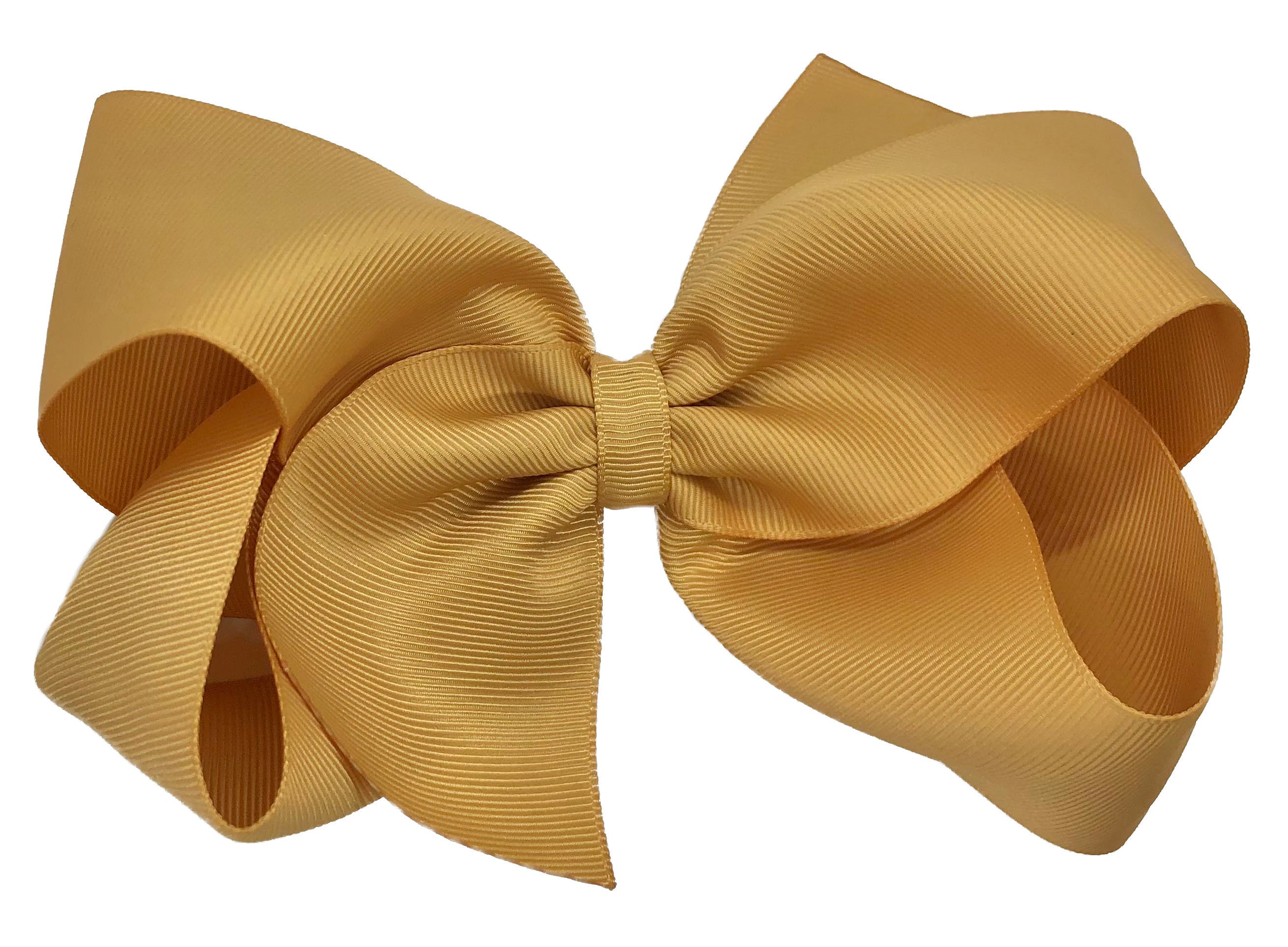 4. Navy Blue and Gold Hair Bow Clip - wide 1