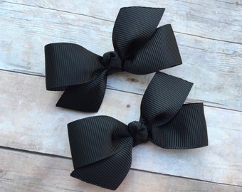 YOU PICK color pigtail bows - hair bows, bows for girls, baby bows, baby girl bows, toddler hair bows, girls hair bows