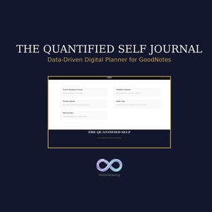 Digital Planner | Quantified Self Journal | Data Planner, GitHub Heatmap, Agile Sprints (Digital Download)
