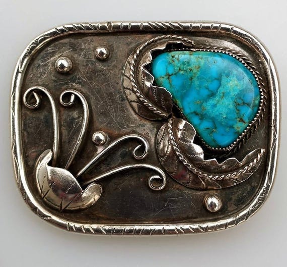 Sterling Silver & Turquoise Native American Crafted Belt  display picture 1