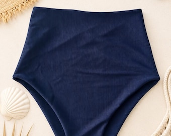 The PTO Bottoms in Ribbed Navy