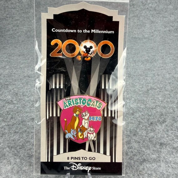 Disney Store Countdown to the Millennium 2000 The Aristocats 1970 Pin
