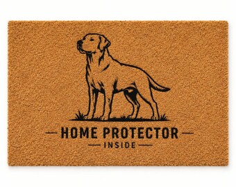 Custom Welcome Mat, Halloween Ghost Inside Design, PVC Wire Loop for Indoor Outdoor Use