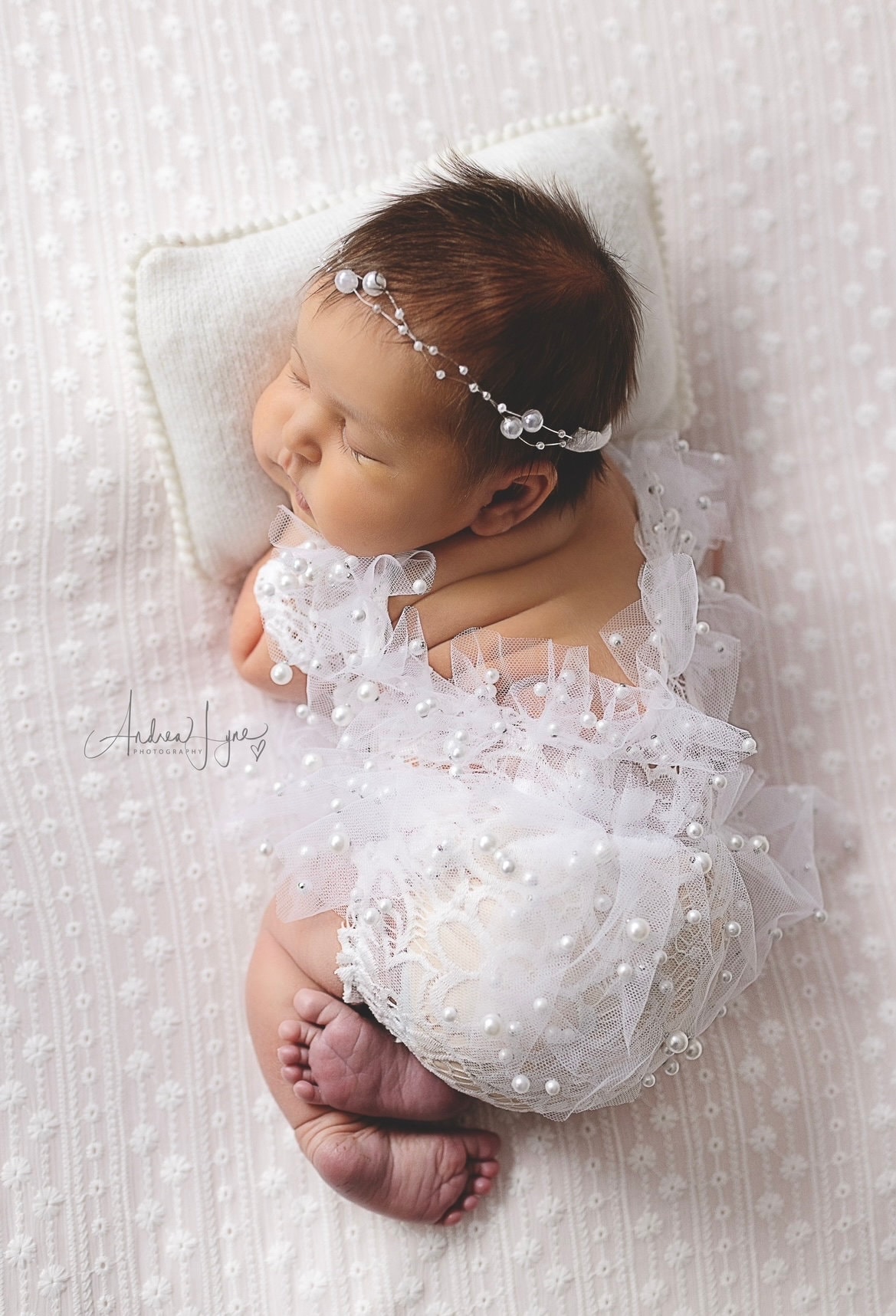 White pearl girl lace Newborn romper set, Newborn photo prop, newborn romper, newborn girl romper, newborn girl photo outfit, pearl romper