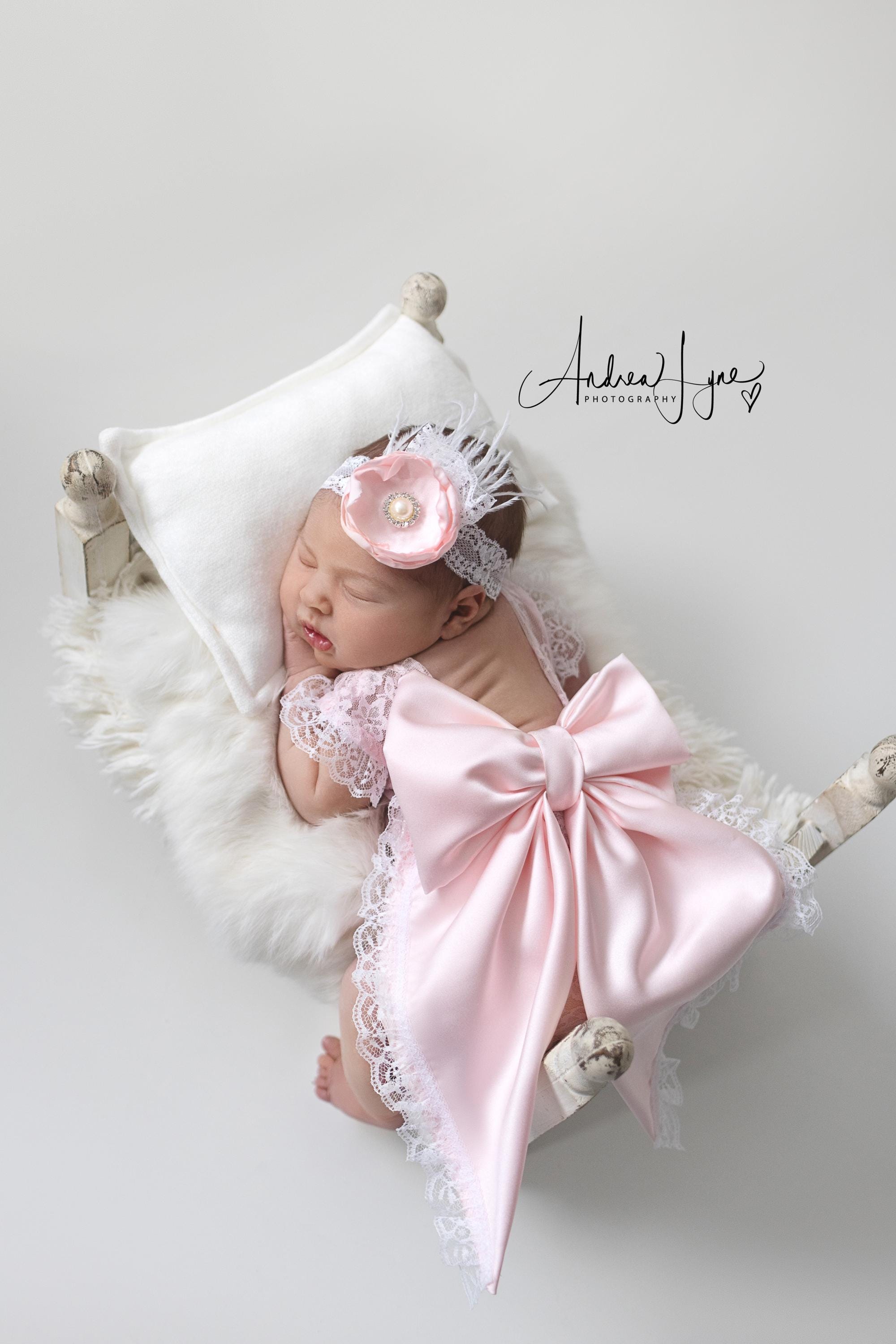 New Born Baby Romper In Pink Color Blended Stuff