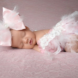 ROMPER ONLY, Pink lace Newborn romper, Newborn photo prop, newborn romper, newborn girl romper, newborn girl photo prop, lace romper, pink