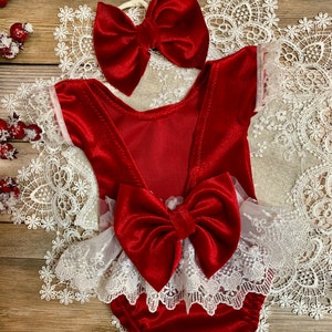 Ophelia Velvet Baby Romper Apricot main image 0