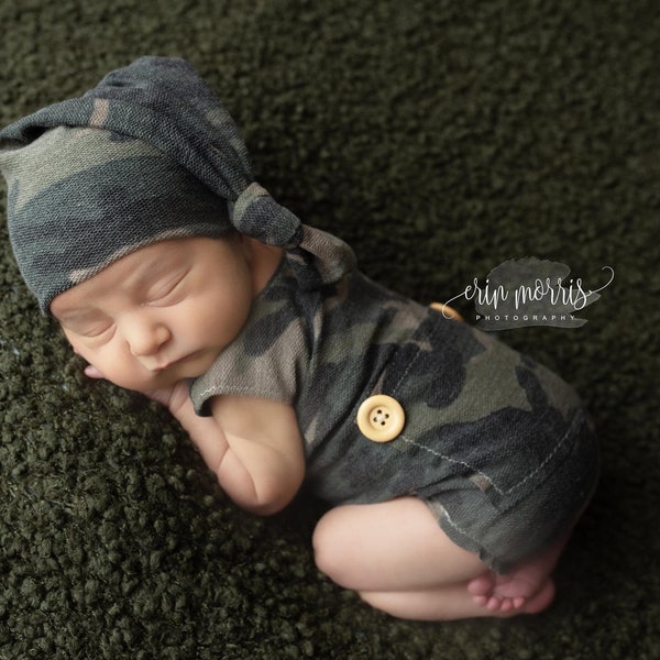 Newborn Camo Outfit Etsy