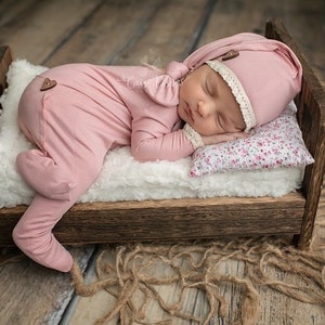 Newborn girl prop, Newborn romper set, Newborn photo prop, newborn romper, newborn girl romper, newborn girl photo outfit, baby photo prop,