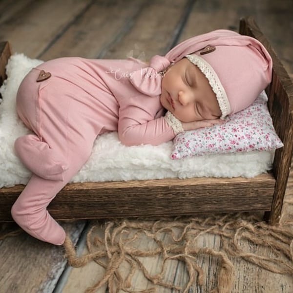 Newborn girl prop, Newborn romper set, Newborn photo prop, newborn romper, newborn girl romper, newborn girl photo outfit, baby photo prop,