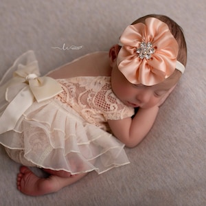 Newborn lace romper, Newborn photo prop, newborn romper, newborn girl romper, newborn girl photo prop, baby photo prop, baby girl romper,