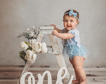 6-12 month you choose color romper set, photo prop, Baby photo prop first birthday romper, sitter romper, baby romper set, cake smash outfit