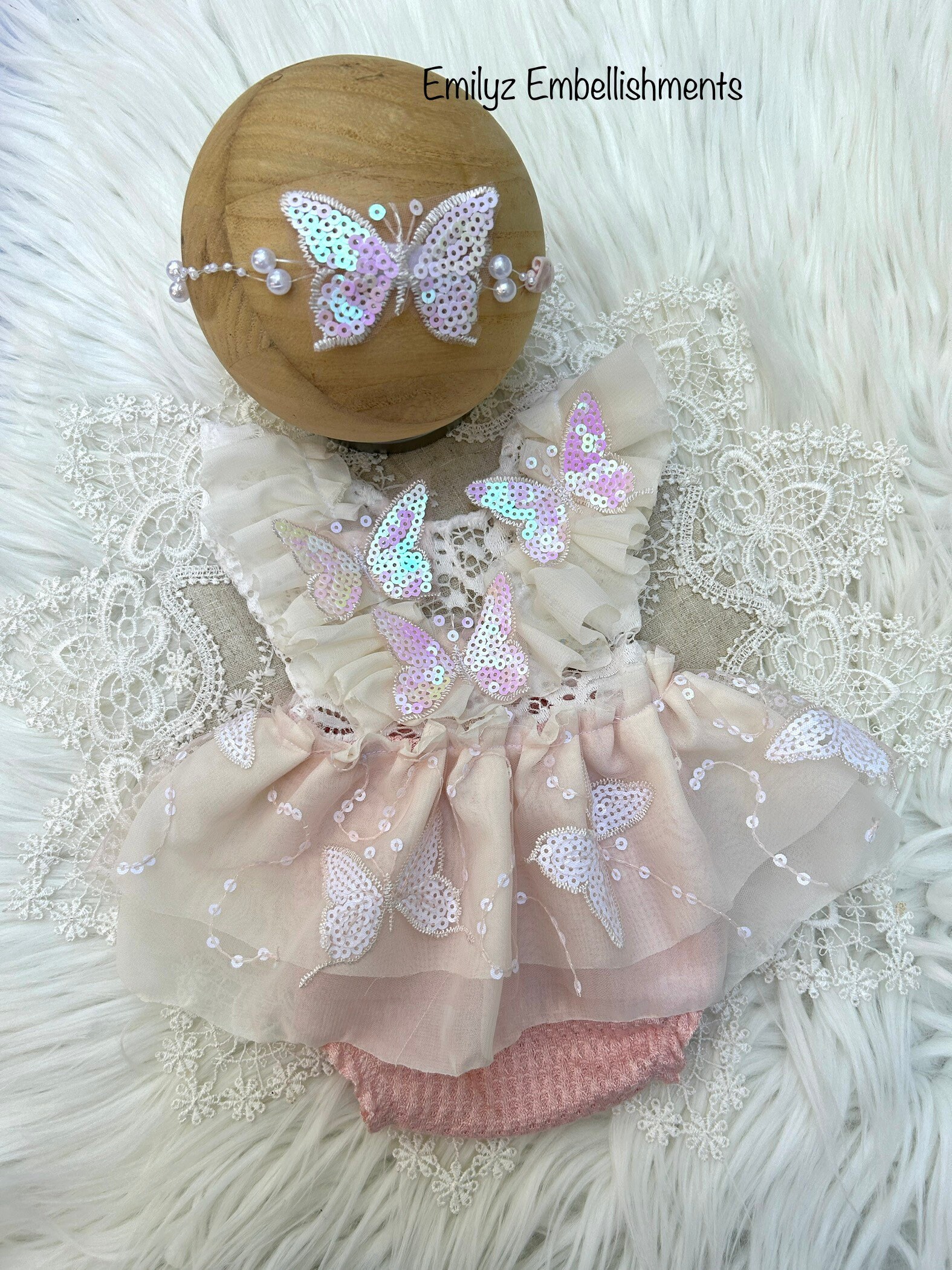 Butterfly romper deals dress