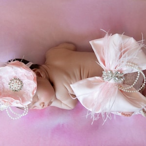 You choose color Lace newborn pant with removable bow, lace newborn pants, newborn prop, newborn feather pink newborn prop, prop outfit baby