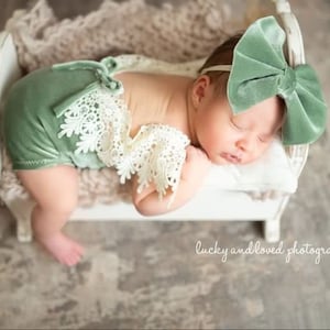 Romper In Velvet Stuff For New Born Baby Girl