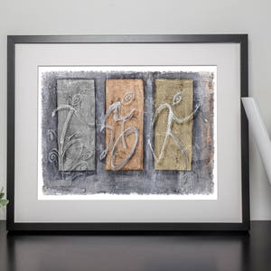 Cooper Triangle Srängel - Tricycle Kunstdruck - Geschenk für Triathlet