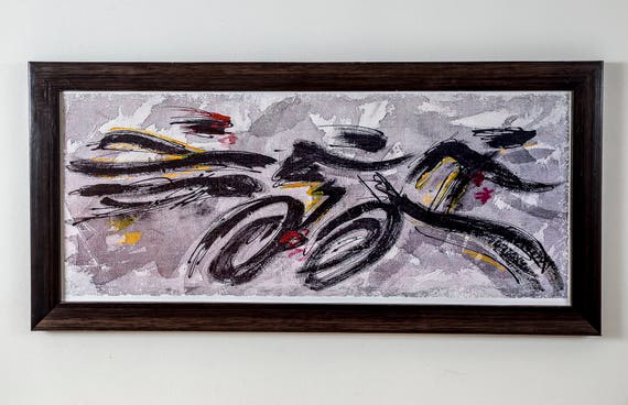 Triathlon on Shadow Sequence, Triathlon Art Print Ironman