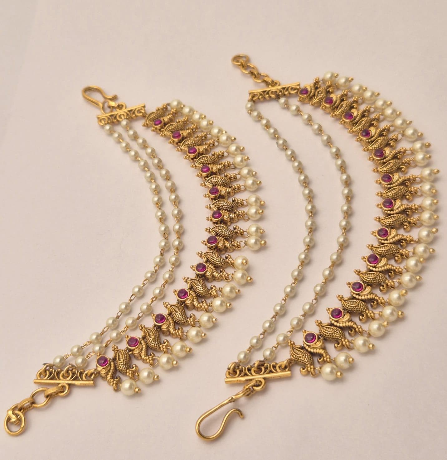 22K Gold Plated Brass Ear Chain (Matil)