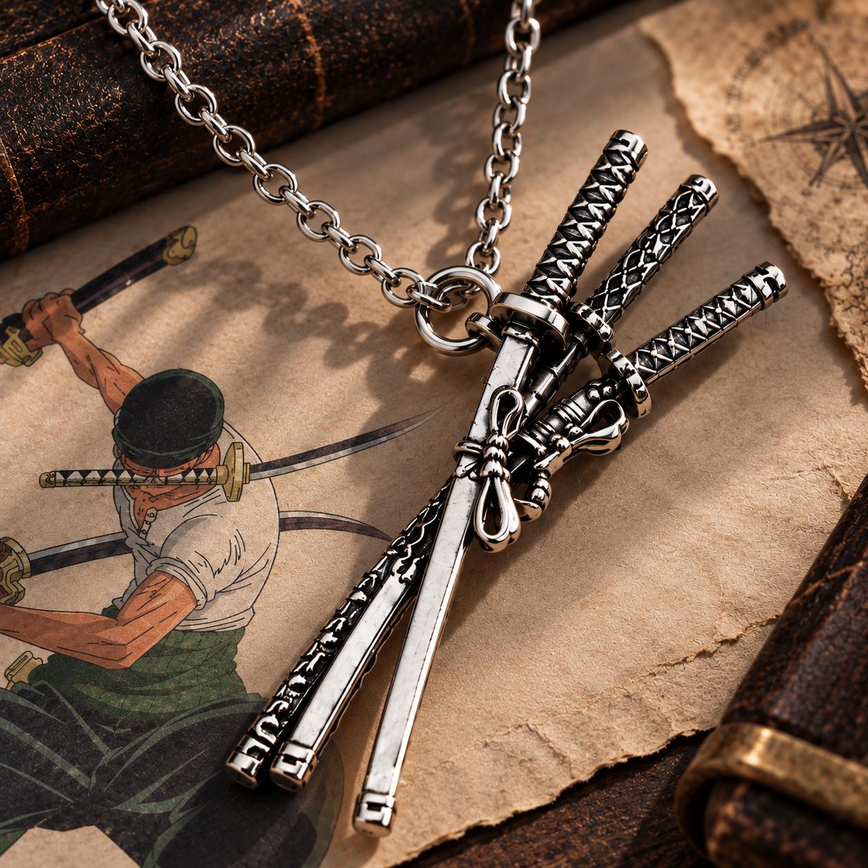Roronoa Zoro Necklace - Etsy