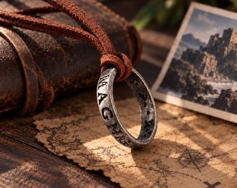 Collana con ciondolo Nathan Drake di Uncharted, gioiello ispirato al gioco Fine di un ladro, accessorio cosplay con catena a cordino, regalo di compleanno per gamer uomini
