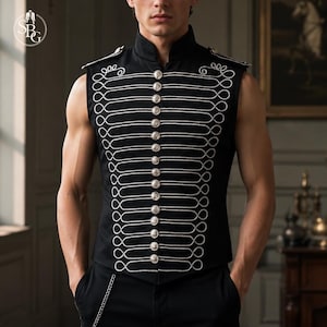 Black Parade Vest - Etsy