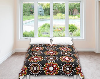 African Design Bedding, Afrocentric Duvet Cover