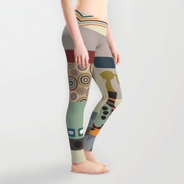 Printed Leggings, Womens Leggings, Yoga Leggings, Workout Leggings ...