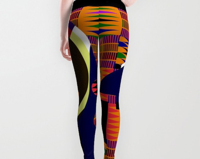 Kente Pants, Kente Dress,  Kente Cloth, African Print Pants, Afrocentric Clothing, African Design, African Inspired, African Wear Leggings