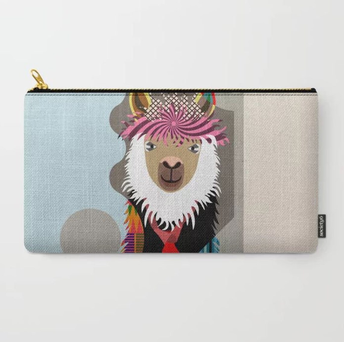 Llama Purse Alpaca Wallet Hipster Animal Zipper Coin Pouch Etsy