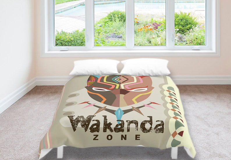 Wakanda Bedding Black Panther Decor Image 0