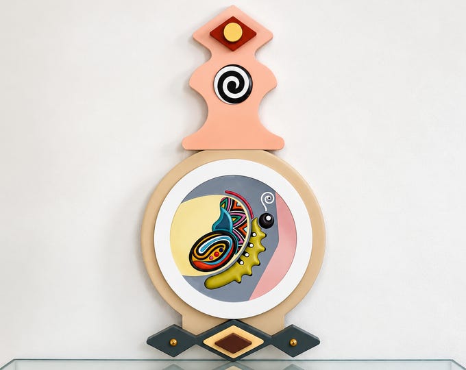 Journey to Radiance Butterfly Wall Sculpture, Limited Edition Abstract Geometric Pop Art