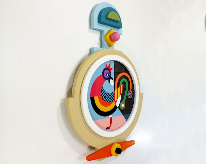 Afrocentric Sankofa Wall Art: Afro Futurist Sculpture Pan African Modern Heritage Cultural Decor