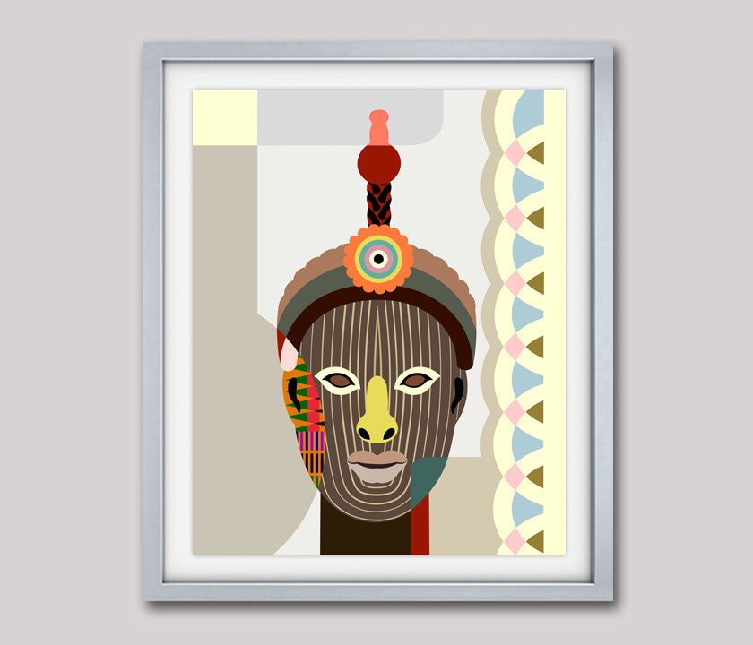 Yoruba Wall Art, Odùduwà Art Print
