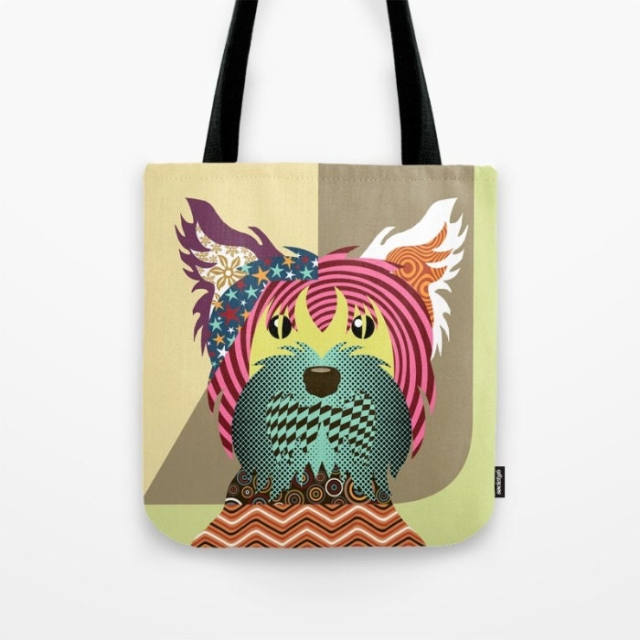 Yorkshire Terrier Bag, Yorkie Gift Tote